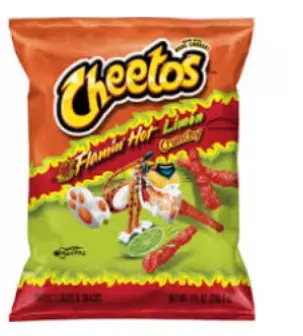 Cheetos flamint hot limon