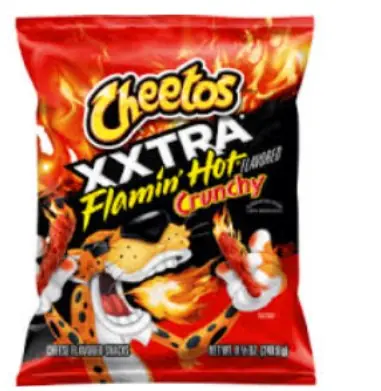 Cheetos flamint hot xxtra